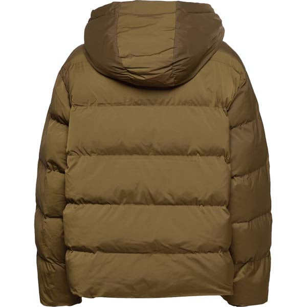 Mens Hooded Brown Puffer Jacket