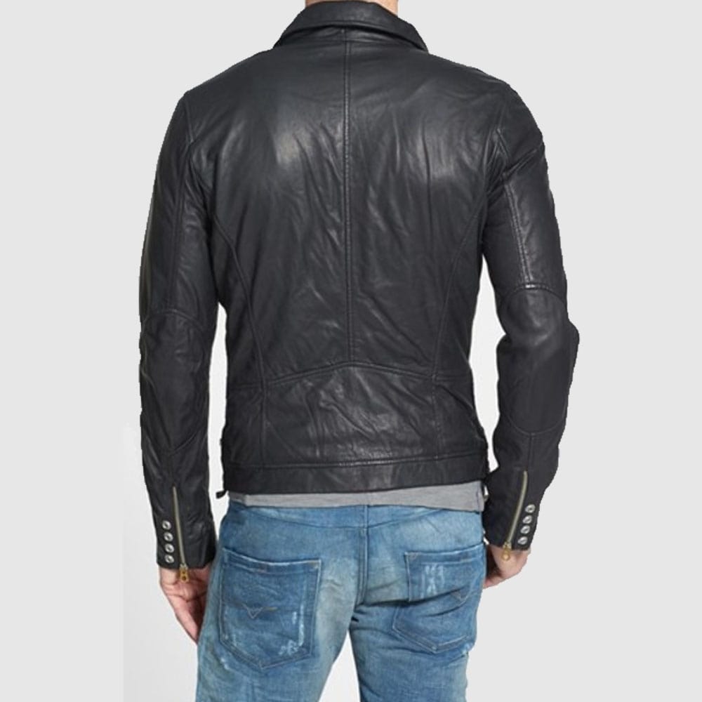 Mens Leather Jacket, Mens Black Jacket, Men’s Motorcycle Leather Jacket