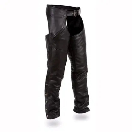 Men's Leather Motorcycle Chaps