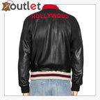 Mens Quality Leather bomber jacket