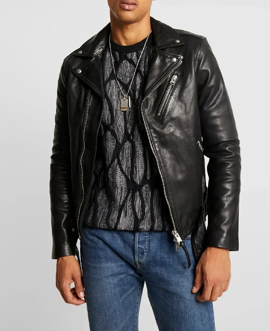 Shumack Mens Biker Jacket