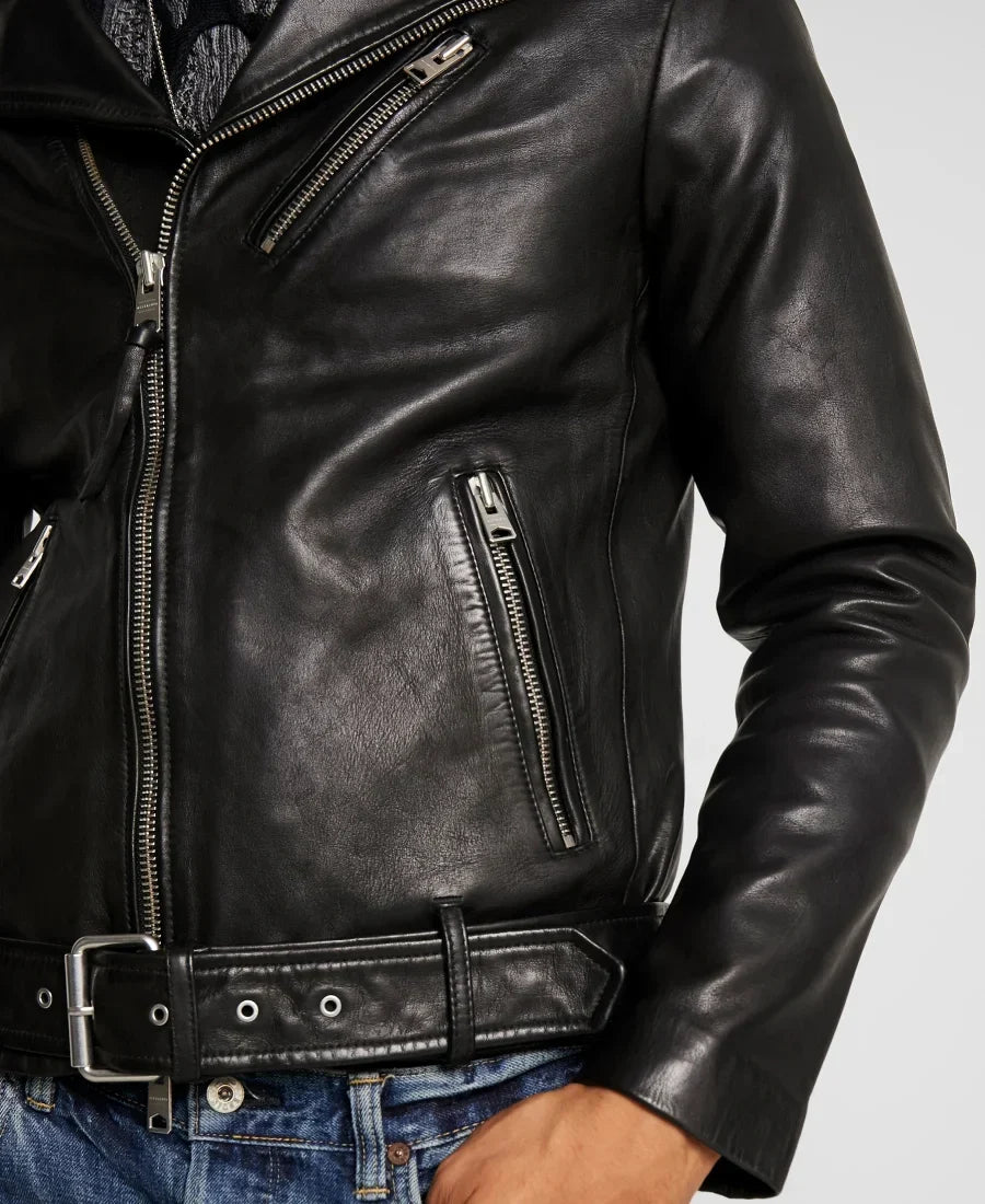 Shumack Mens Biker Jacket