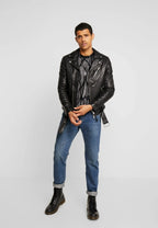 Shumack Mens Biker Jacket