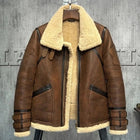 Men’s Flight Aviator B3 Shearling Leather Jacket