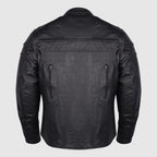 Mens Genuine Racer Leather Motorcycle Jacket