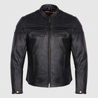 Mens Genuine Racer Leather Motorcycle Jacket