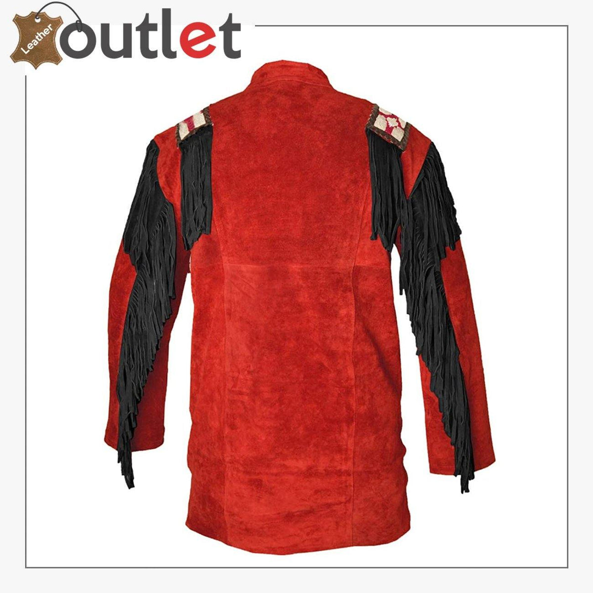 Mens Western Suede Leather Jacket