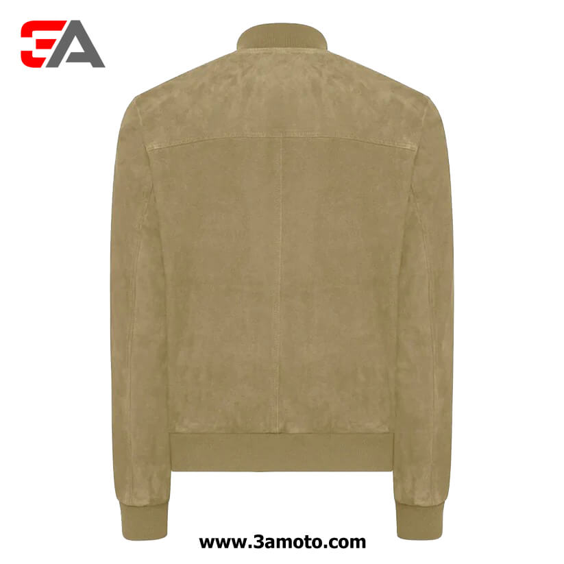 Mens A1 Bomber Jacket in Suede