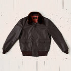 Fashion Mens M-422A flight Leather Bomber Jacket