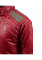 Michael Jackson Beat It Red Leather Jacket