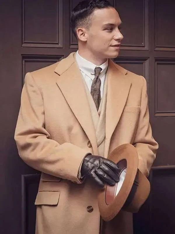 Michael Gray Peaky Blinders Wool Trench Coat