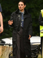 Wake Up Dead Man Mila Kunis Trench Coat