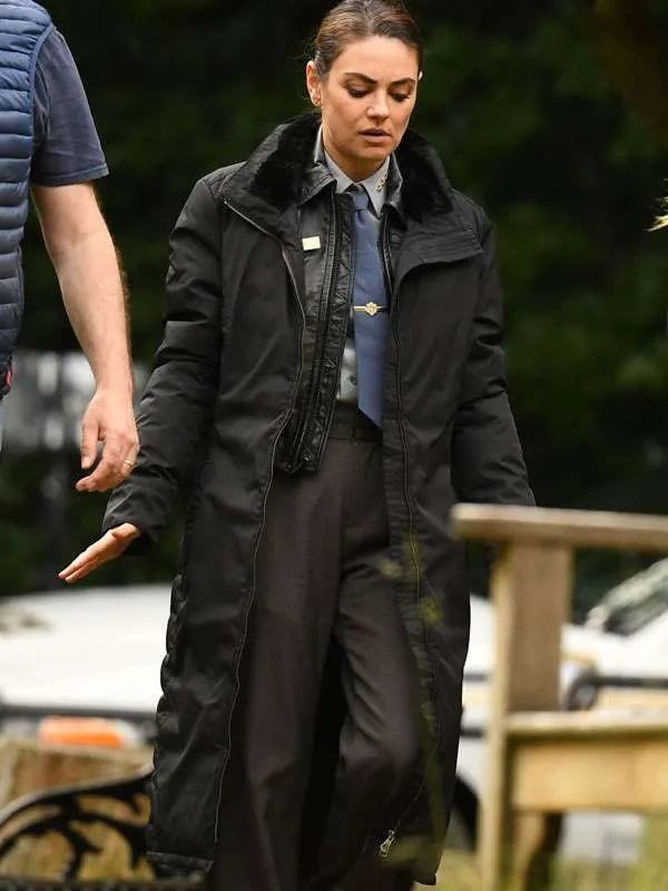 Wake Up Dead Man Mila Kunis Trench Coat