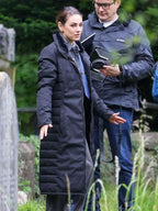 Wake Up Dead Man Mila Kunis Trench Coat