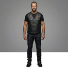 Indian Motorcycle Buffalo Leather Western Vest – Classic Rider Edition