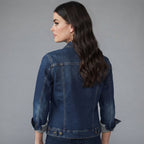 Buy Roman Blue Classic Cotton Denim Jacket  for Women's