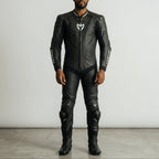 Himi Leathers Men's One-Piece Motorcycle Racing Suit