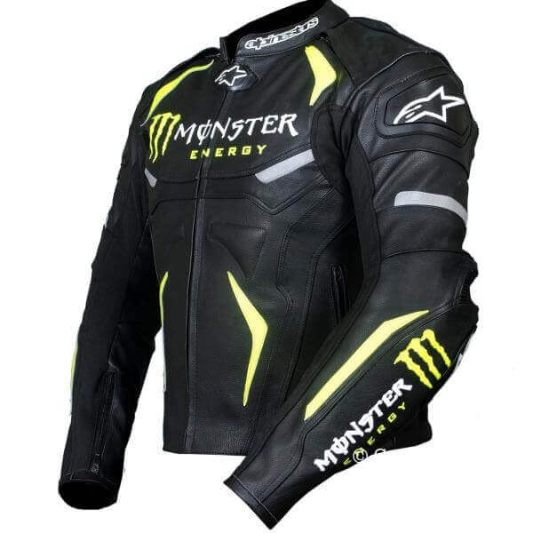 Monster Energy Alpinestars Motorcycle Racing Leather Jacket