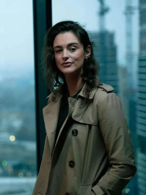 Lauren Budd Jitters 2026 Brown Trench Coat