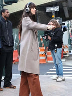 Dakota Johnson Verity 2026 Trench Wool Coat