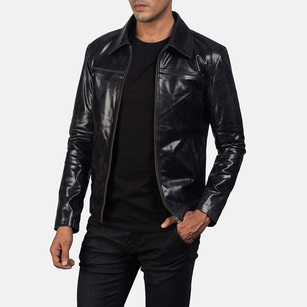 [FS] Mystical Black Leather Jacket