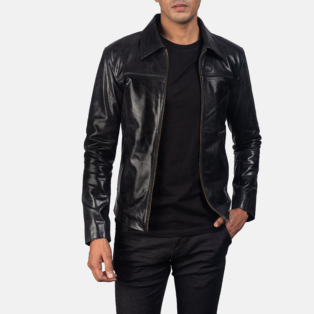 [FS] Mystical Black Leather Jacket