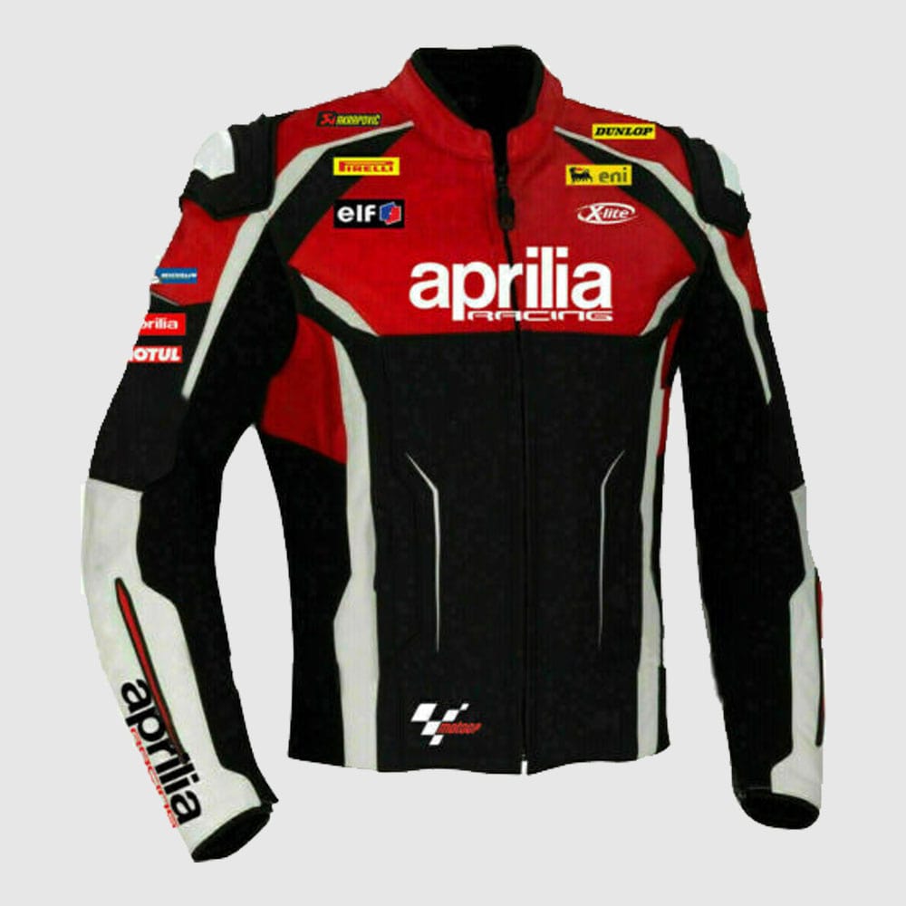 “APRILIA” MOTOGP Motorcycle Motorbike Racing Leather Jacket
