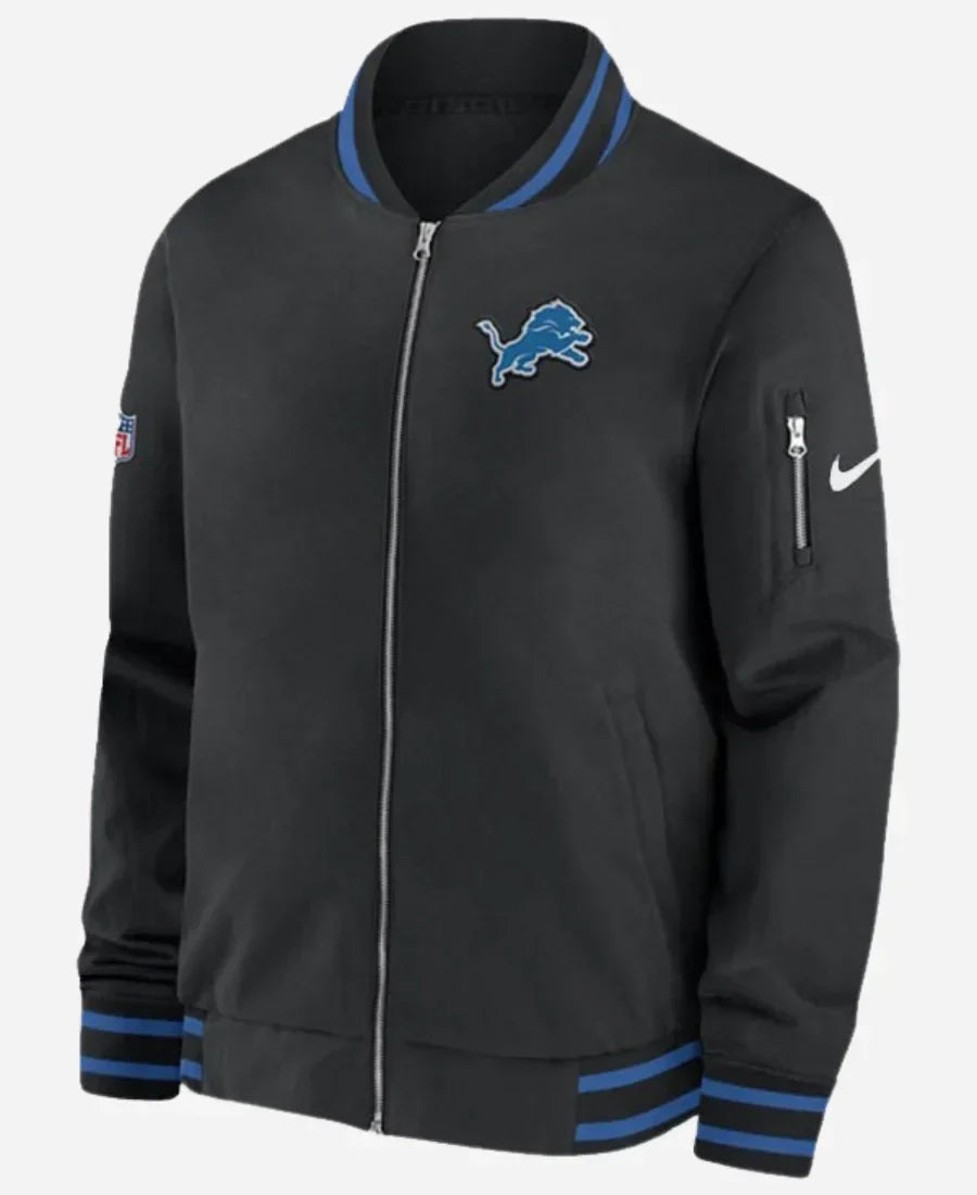 Detroit lions Ben Johnson Bomber Jacket