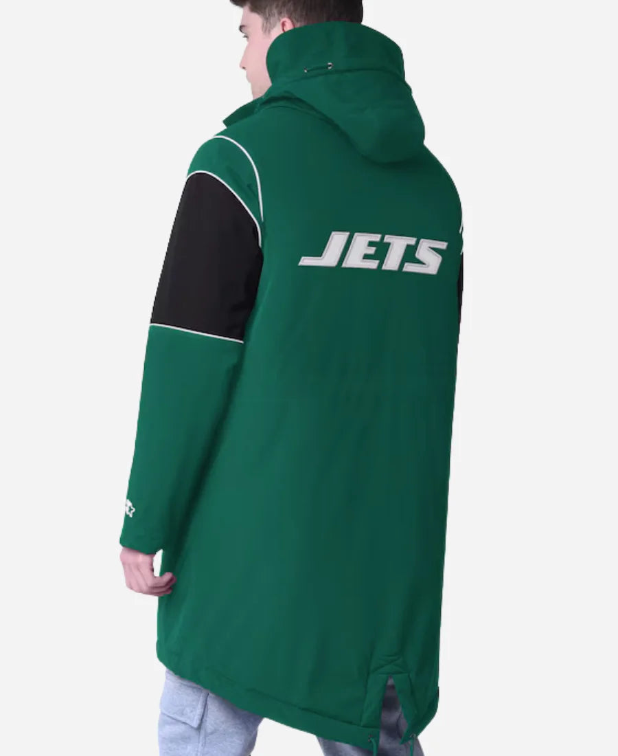 New York Jets Starter Dynasty Polyfill Stadium Jacket