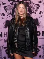 Olivia Holt 2026 Leather Jacket