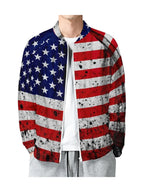 American Flag 4th July USA Independence Day Jacket