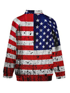 American Flag 4th July USA Independence Day Jacket