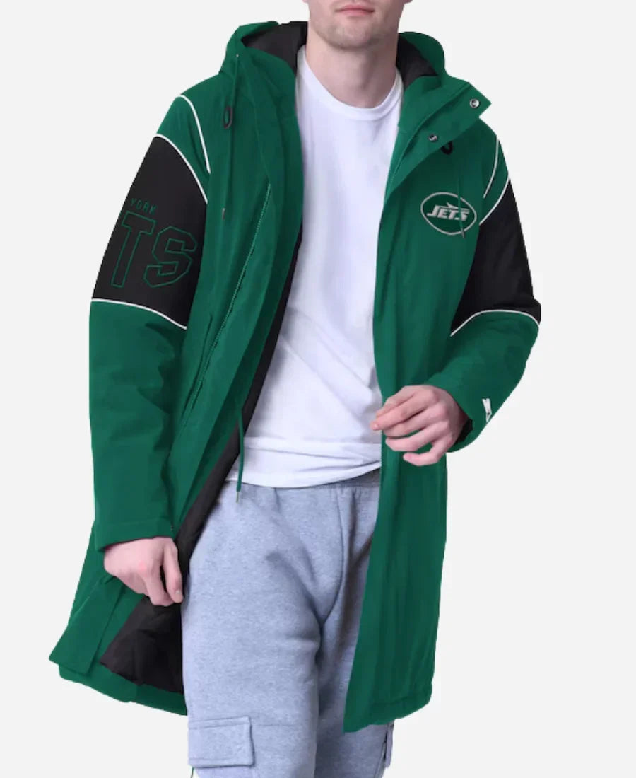 New York Jets Starter Dynasty Polyfill Stadium Jacket