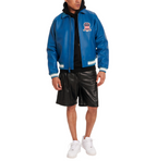 Fashion Leather Bomber Jacket