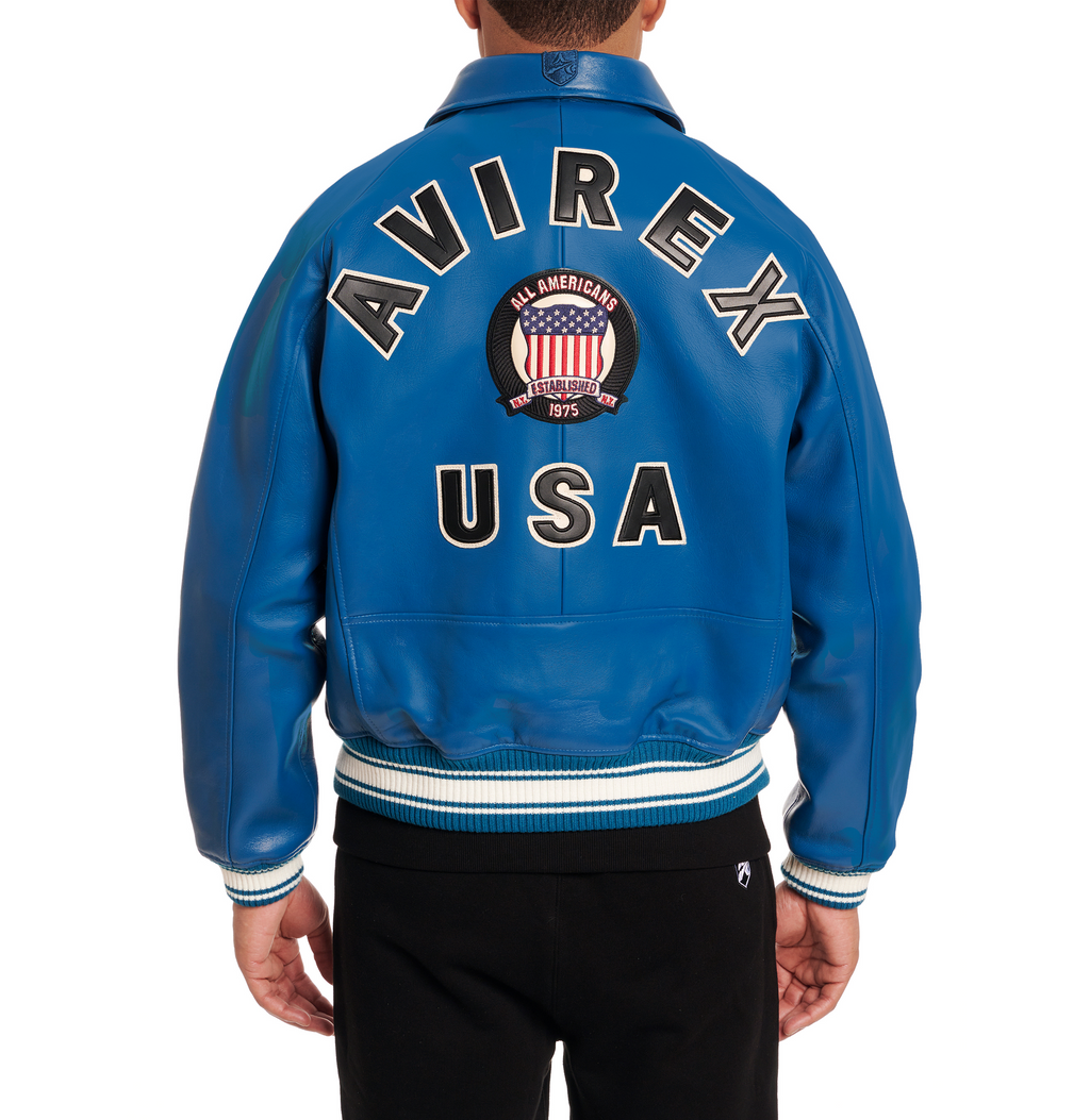 Fashion Leather Bomber Jacket