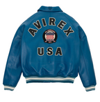 Fashion Leather Bomber Jacket