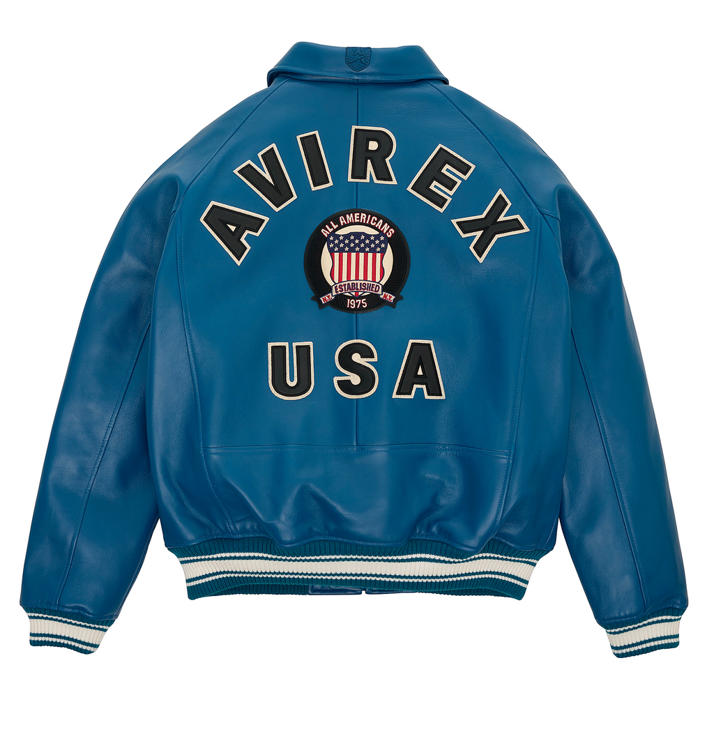 Fashion Leather Bomber Jacket