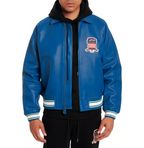 Fashion Leather Bomber Jacket