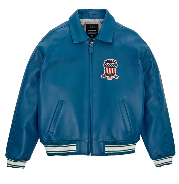 Fashion Leather Bomber Jacket