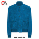 New Men A1 Unlined Bomber Jacket in Suede