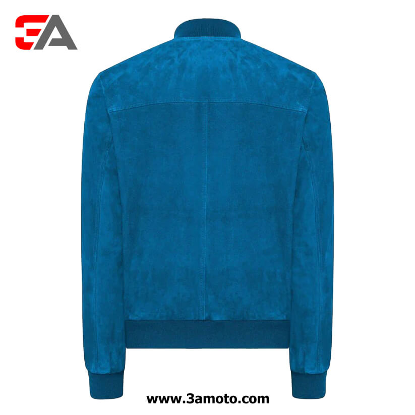 New Men A1 Unlined Bomber Jacket in Suede