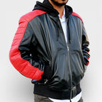 Miami Vice Stunt Leather Bomber Jacket