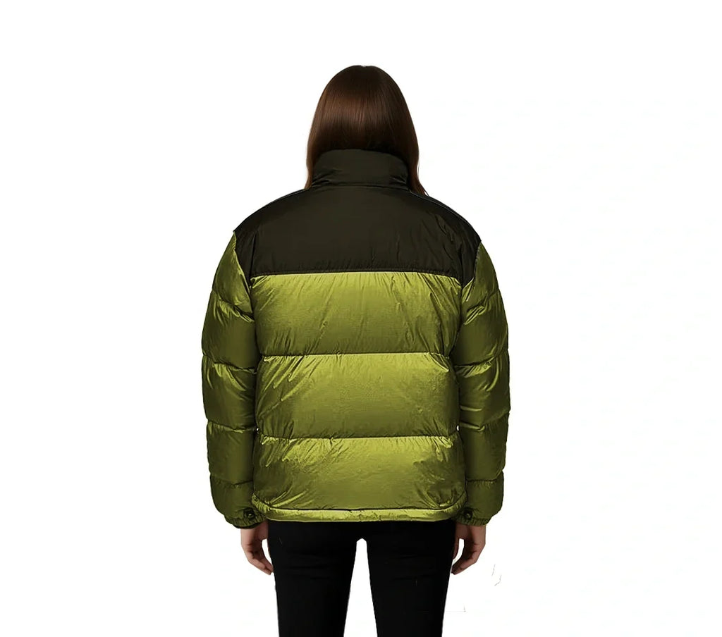 North Face Neon Green Puffer Jacket
