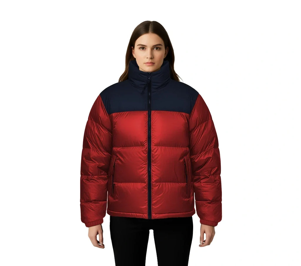 North Face Red Puffer Jacket