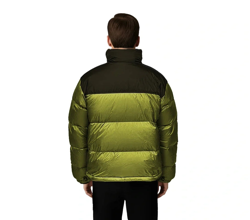 North Face Neon Green Puffer Jacket