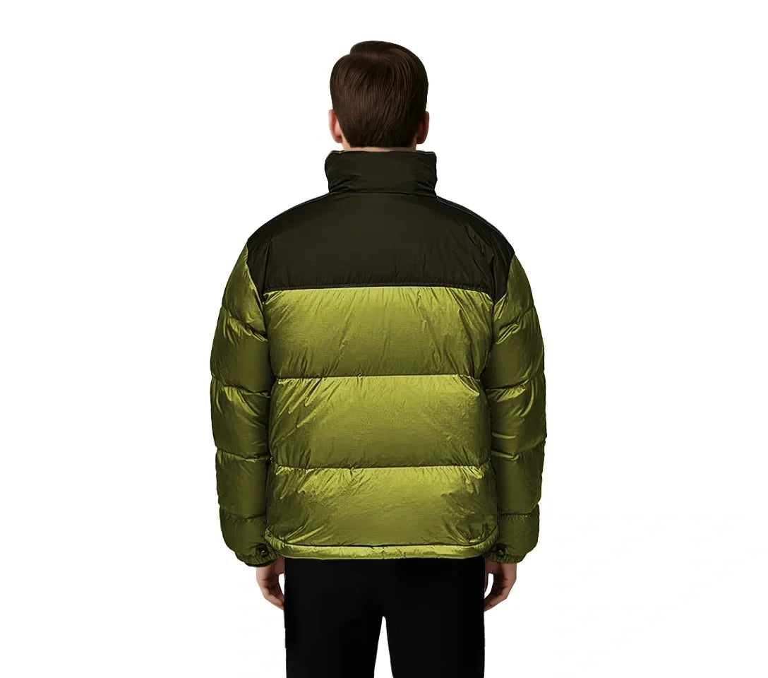 North Face Neon Green Puffer Jacket