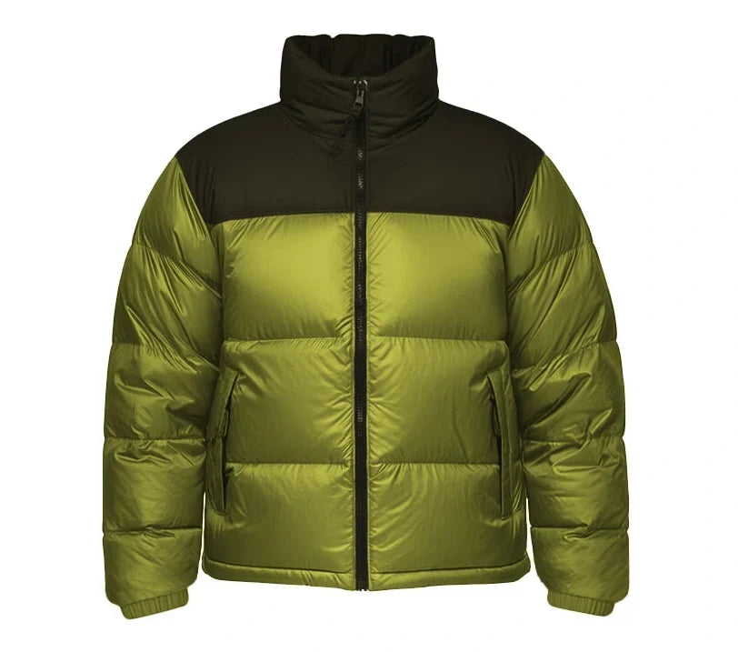 North Face Neon Green Puffer Jacket