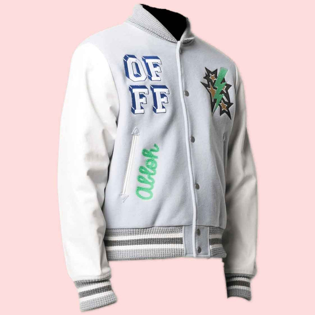 Off White Bomber Varsity Jacket