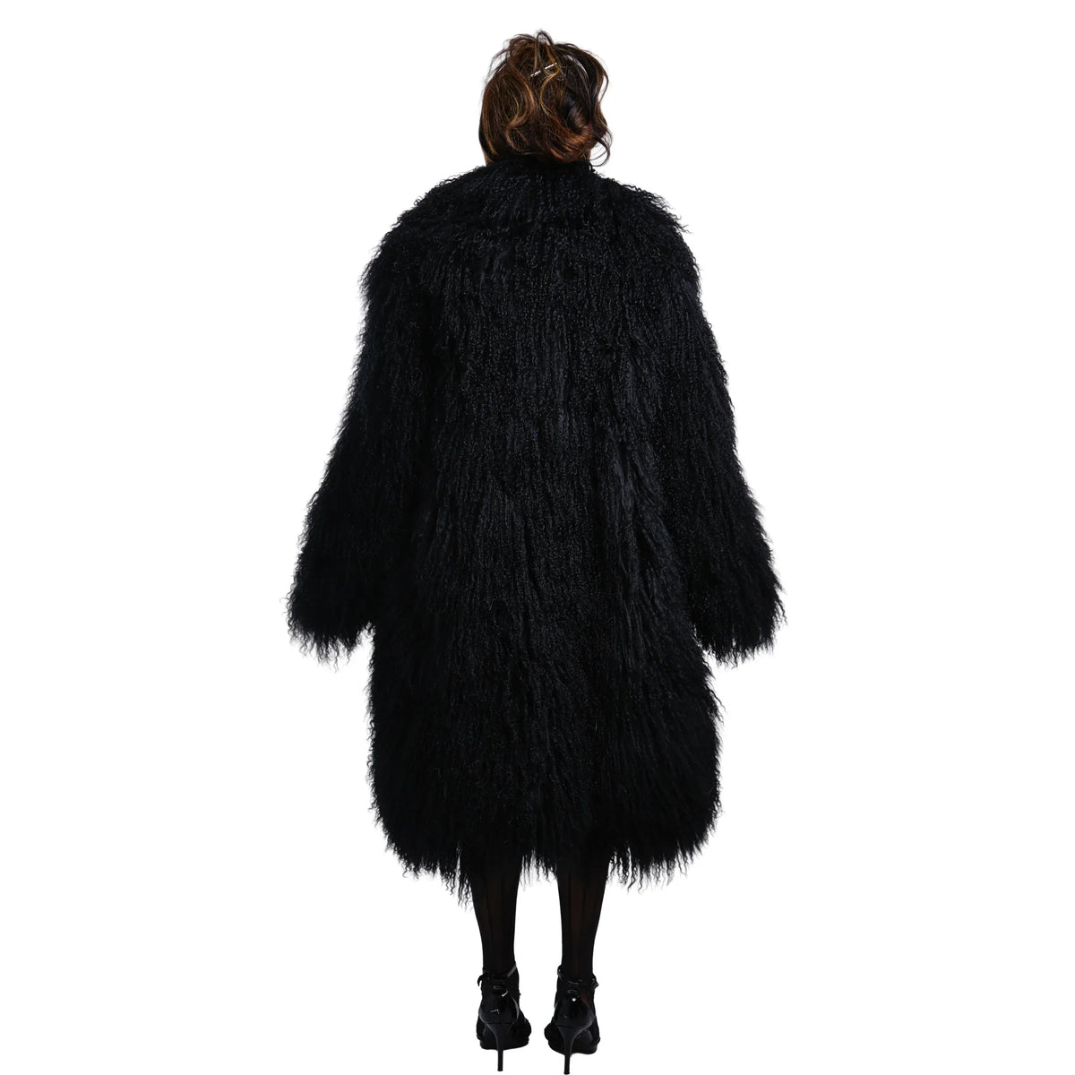 3/4 Mongolian Lamb Fur Coat