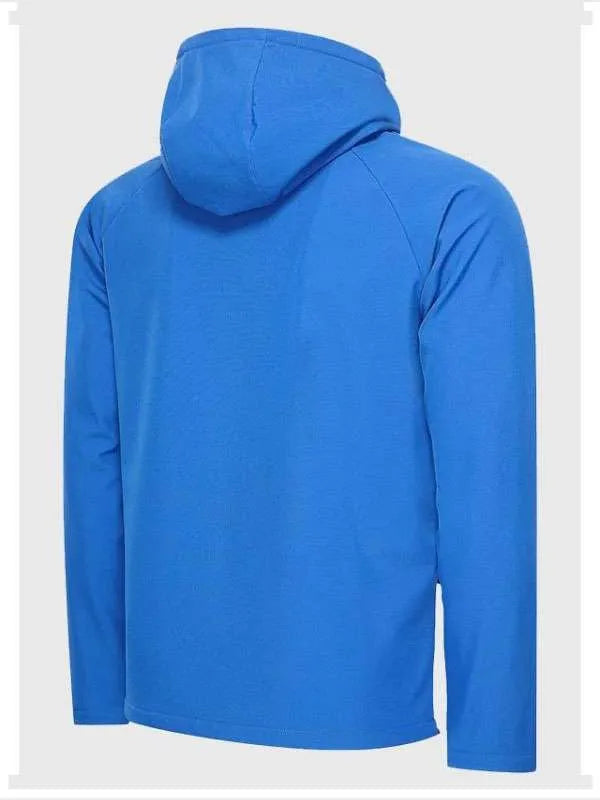 Milano Cortina 2026 Olympics Blue Hooded Jacket